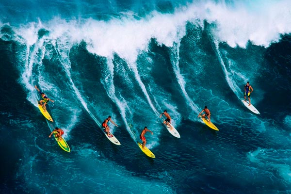 surfear olas grandes