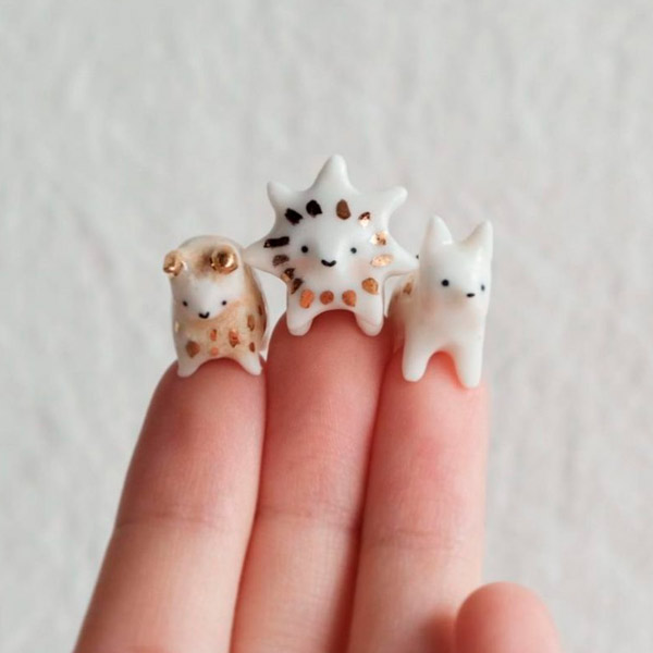 miniaturas de cerámica