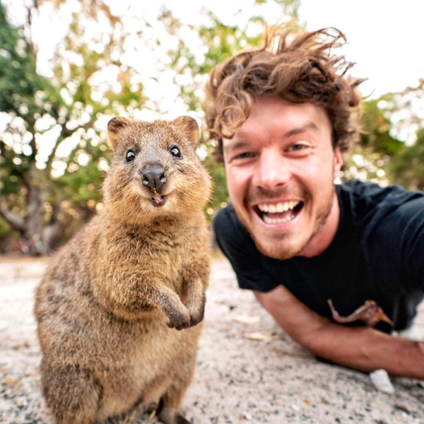 selfies con animales