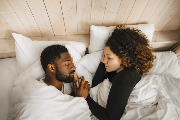 posición de abrazo favorita