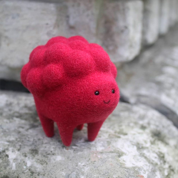 adorables amigos peludos con lana