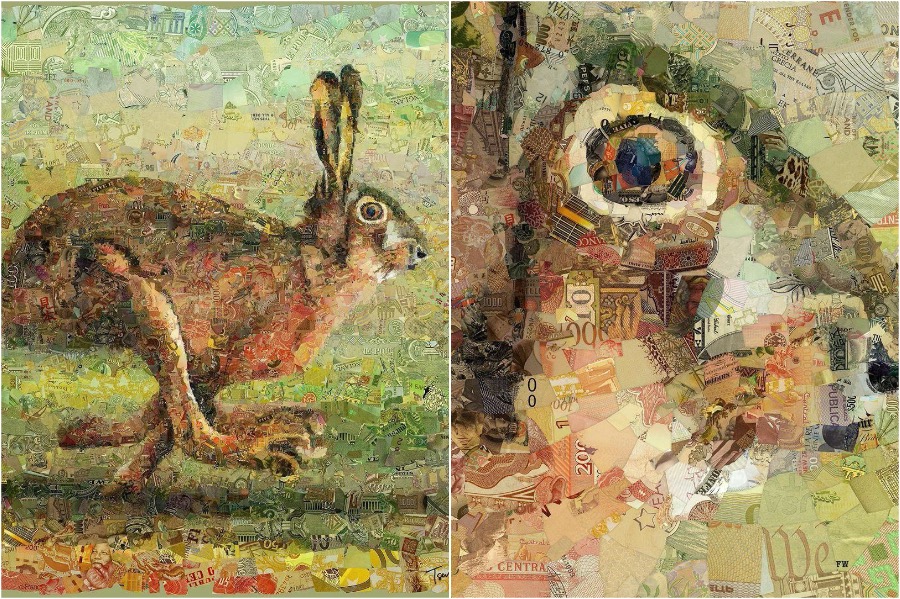 artista visual hace mosaicos