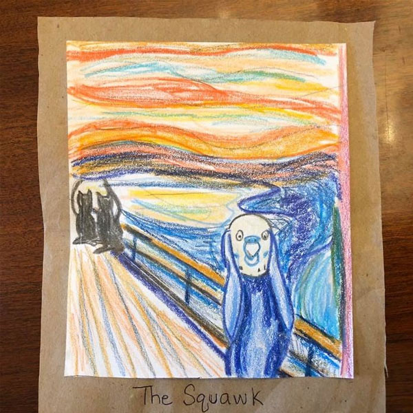 Mini galería de arte real de Rebecca Keen