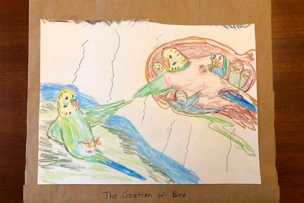 Mini galería de arte real de Rebecca Keen