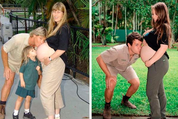 famosos recrearon sus antiguas fotografías