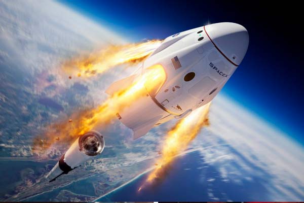 primer lanzamiento humano de SpaceX