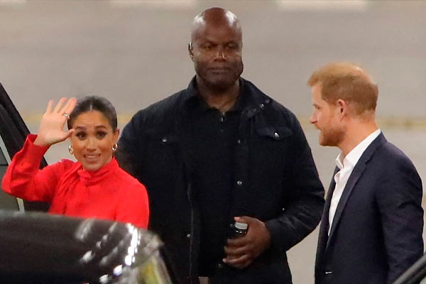 persecución en coche de Harry y Meghan