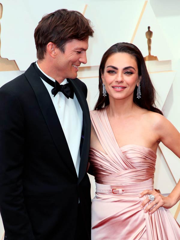 Ashton Kutcher y su esposa