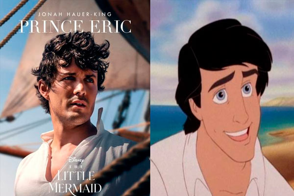 la Sirenita de acción real y el clásico de Disney