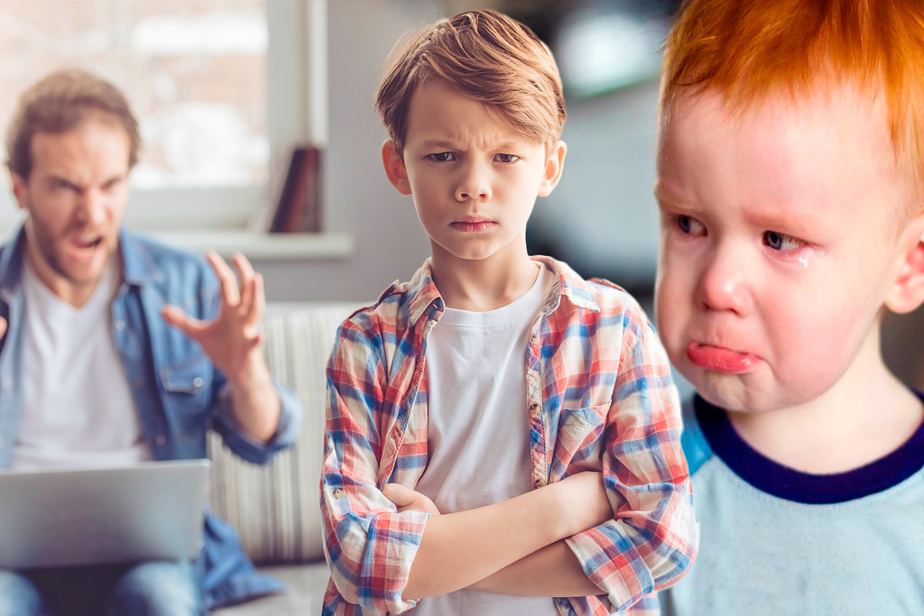 cuando le gritas al niño