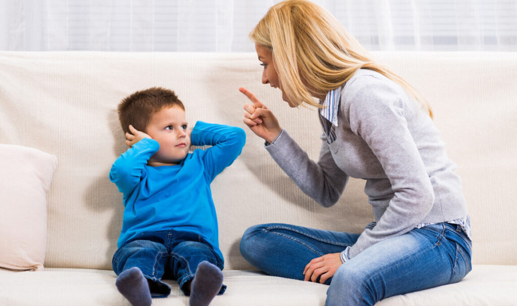 cuando le gritas al niño