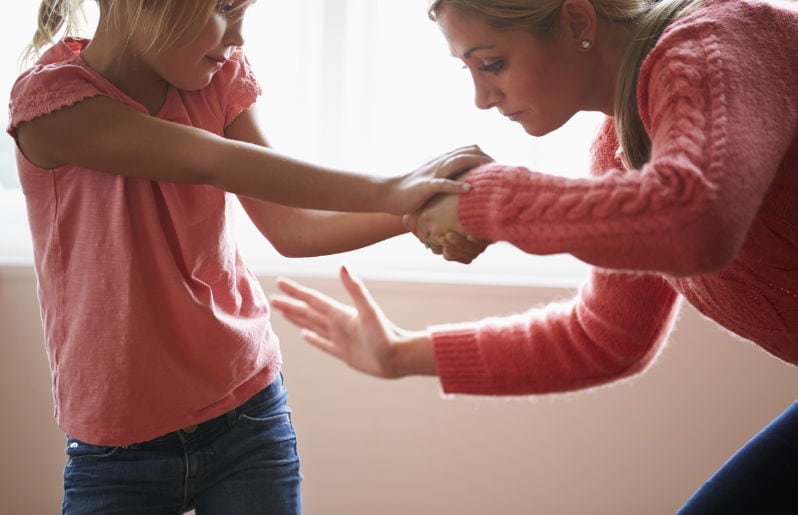 cuando le gritas al niño