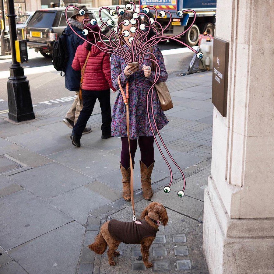 muchos ojos Amigos telefónicos ilustrados por Andre Ray |: bayas de cerebro