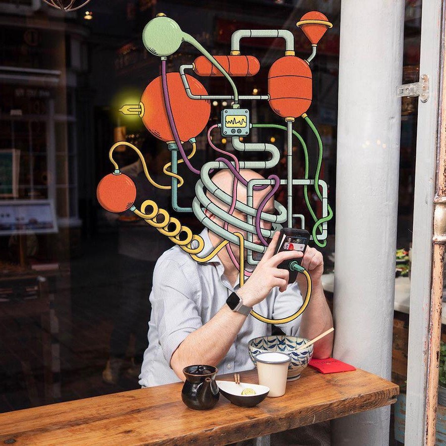 Rompecabezas complejos |: Amigos telefónicos ilustrados por Andre Ray |: bayas de cerebro