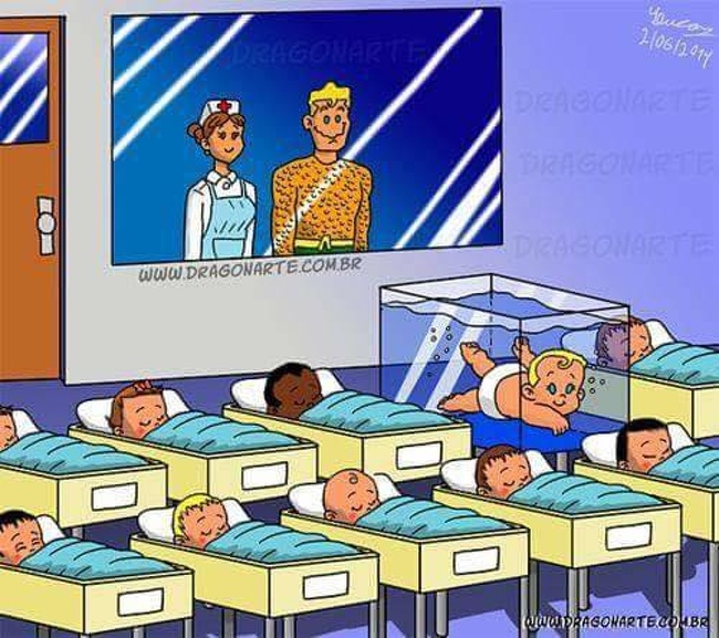 Juego de palabras con pescado |: ¿Y si los superhéroes de Marvel y DC tuvieran hijos? bayas de cerebro