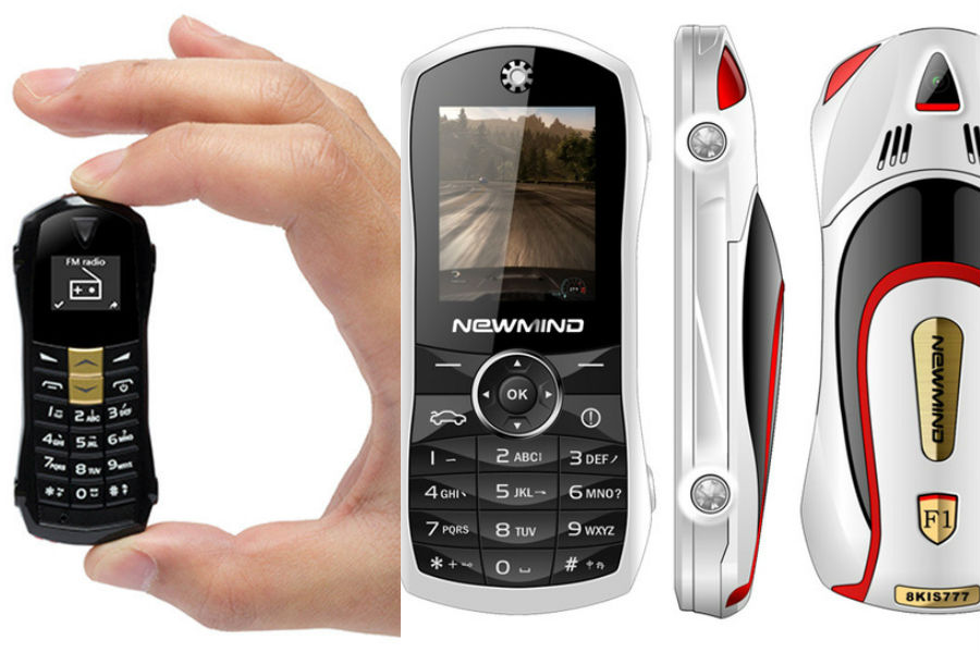 Nueva mente F1 |: Los 10 teléfonos más pequeños jamás fabricados | CerebroBerry: