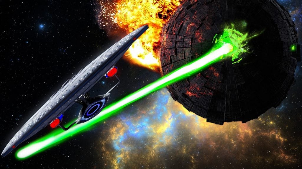 Los rayos láser son visibles | 8 mitos espaciales que creemos gracias a las películas | bayas de cerebro