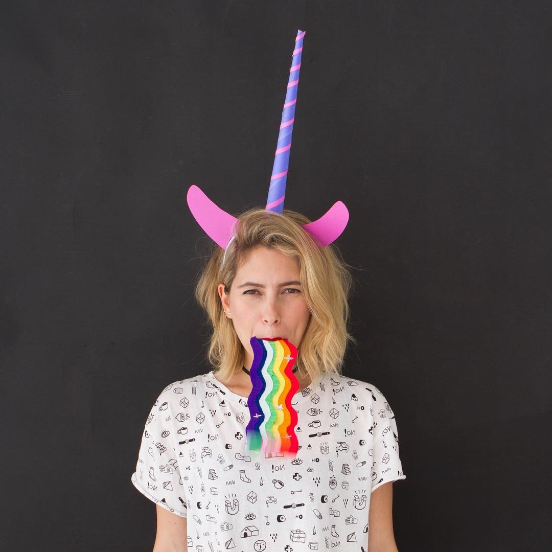     Unicornio |: 18 ideas de disfraces de Halloween de última hora | bayas de cerebro