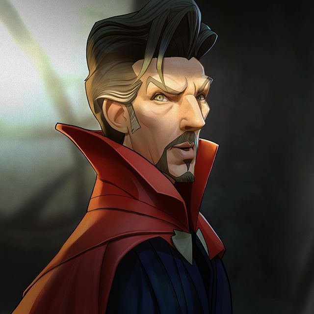 Doctor extraño |: 23 héroes de Marvel reinventados por Xi Ding |: bayas de cerebro