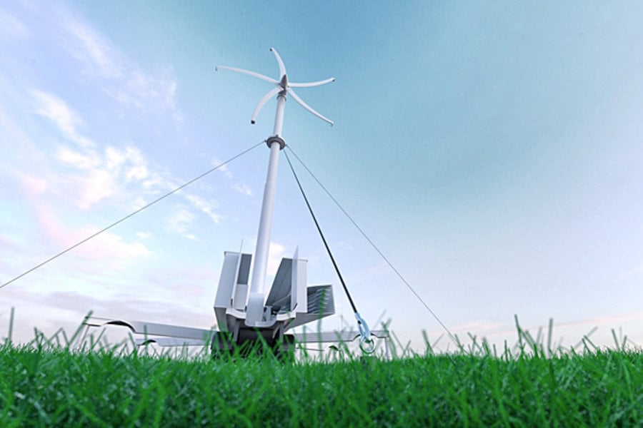 Gadgets e inventos que pueden salvar nuestro planeta | Aerogeneradores portátiles |: CerebroBerry: