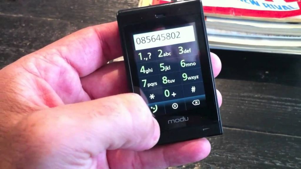 Teléfono Modu T |: Los 10 teléfonos más pequeños jamás fabricados | CerebroBerry: