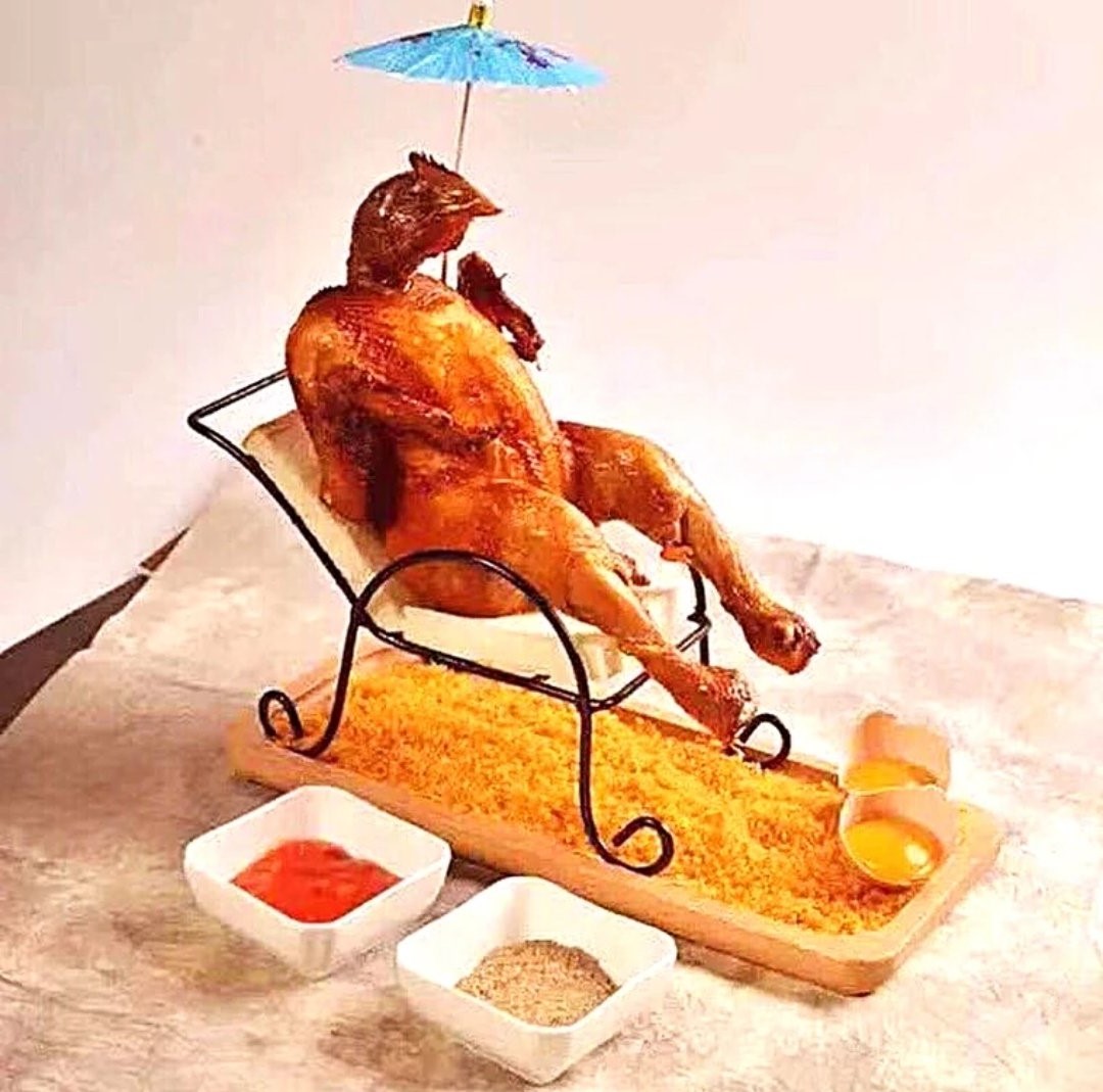 Pollo El arte de la comida exigente @TotallyGourmet | bayas de cerebro