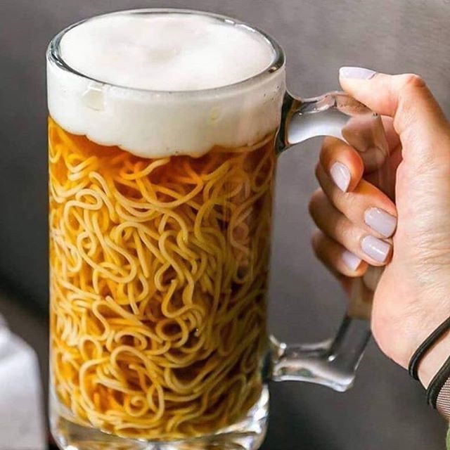 Fideos y cerveza El arte de la comida exigente @TotallyGourmet | bayas de cerebro