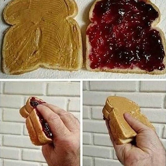 Sándwich PBJ | El arte de la comida exigente @TotallyGourmet | bayas de cerebro