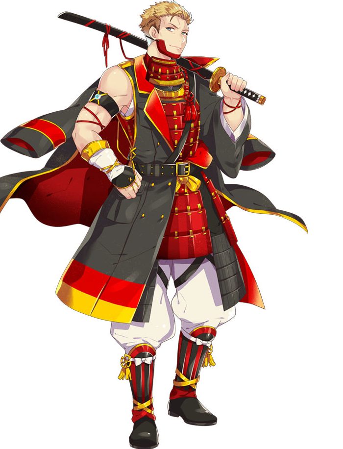 Alemania y su bandera como un personaje de anime | Barreras cerebrales