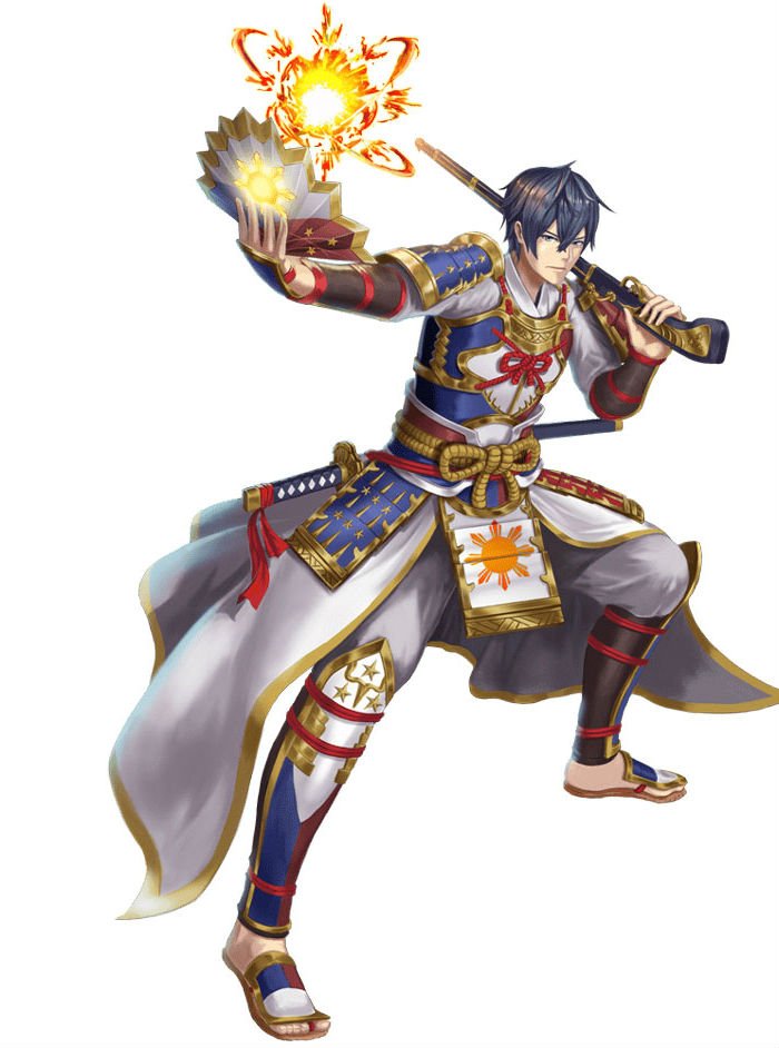 Filipinas y su bandera como un personaje de anime | Barreras cerebrales