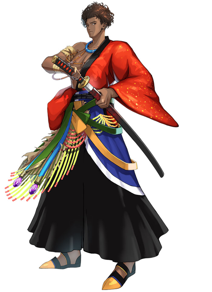 Sudáfrica Y es una bandera como un personaje de anime. Barreras cerebrales