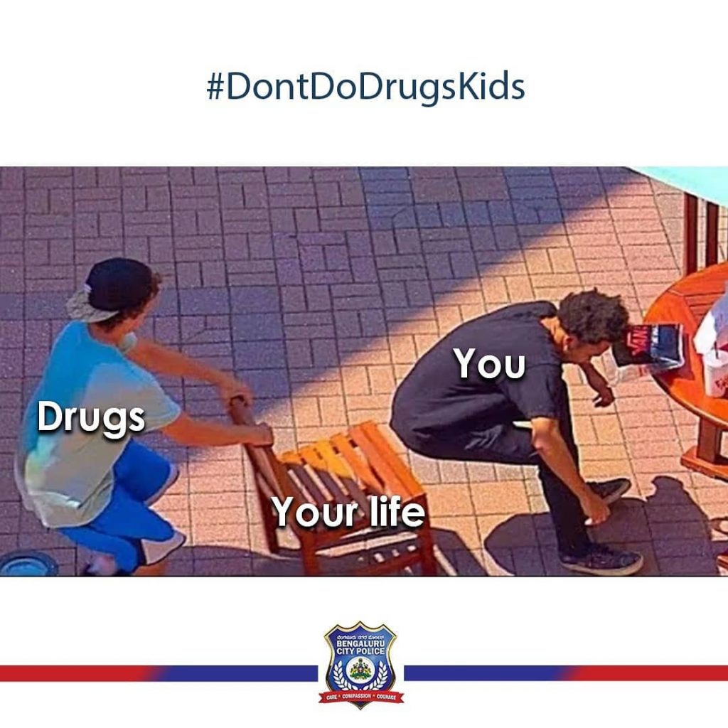 La policía de la ciudad de Bengaluru utiliza memes para atraer nuevos seguidores. #5 bayas de cerebro