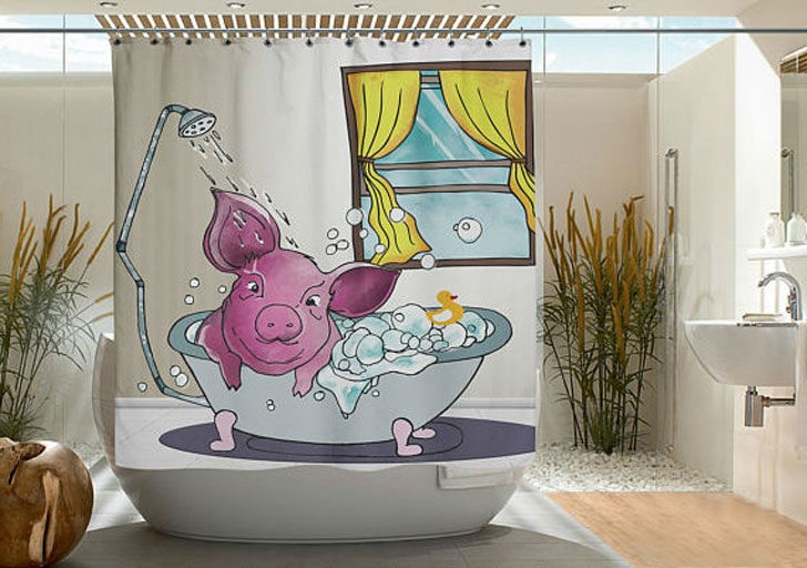 28 cortinas de ducha para adultos n.° 22 |: bayas de cerebro