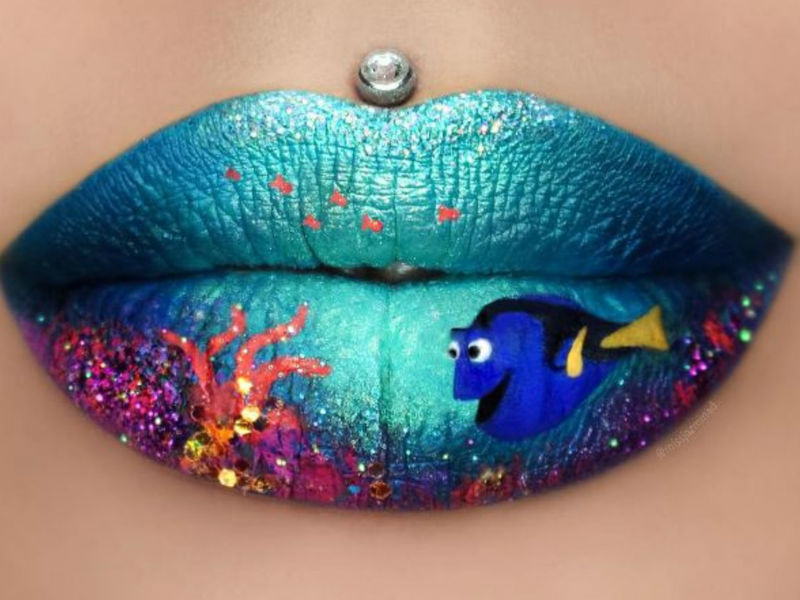 Maquillaje-pintor-use-its-lips-a-canvas-por miniatura-mannature-masterpieces-05
