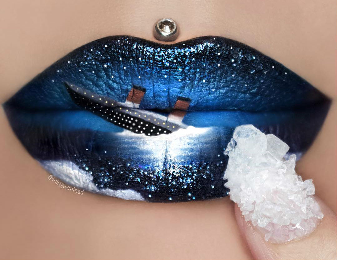 Maquillaje-pintor-use-its-lips-a-canvas-por miniatura-mannature-masterpieces-14