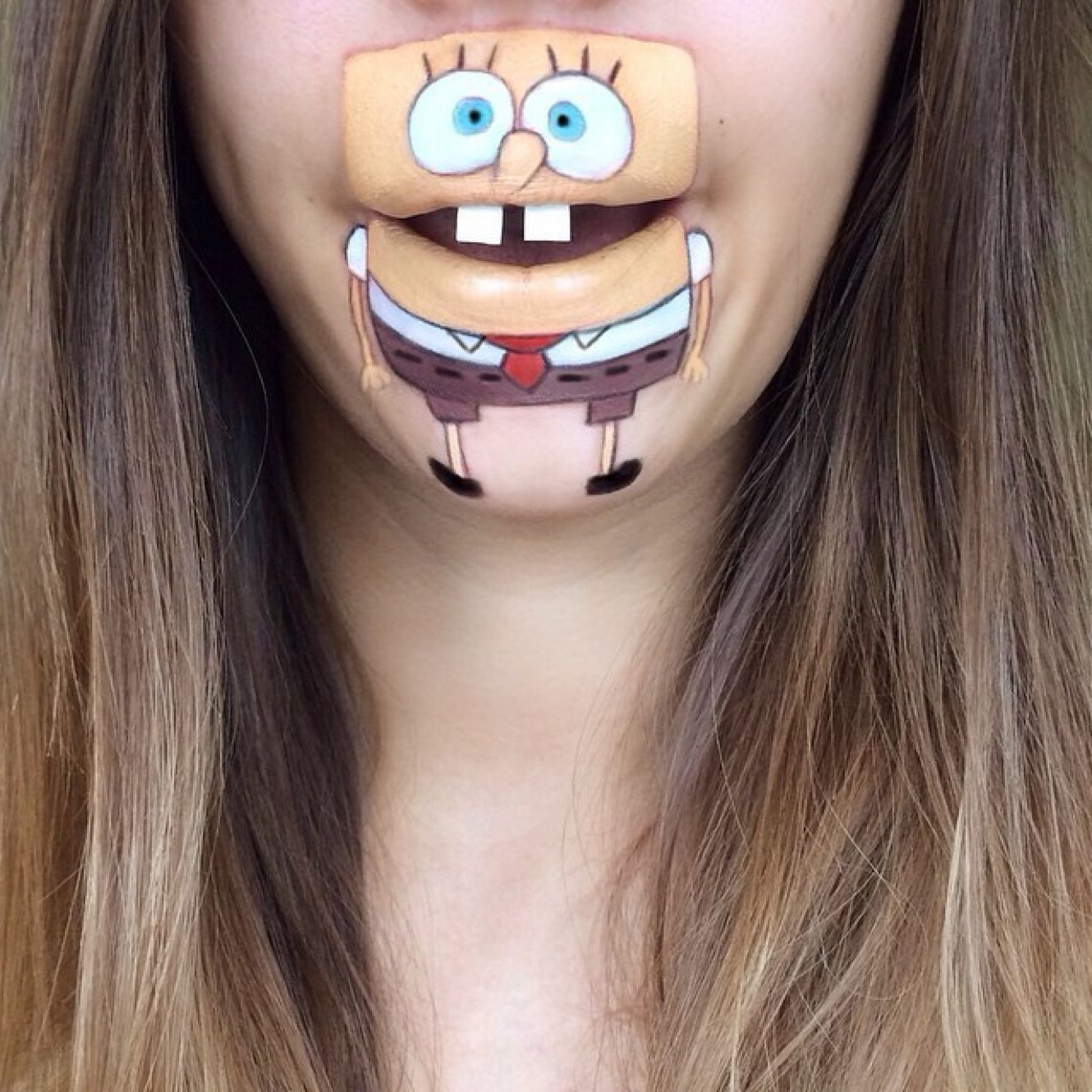 Increíble caricatura Lip-Art de Laura Jenkinson 12