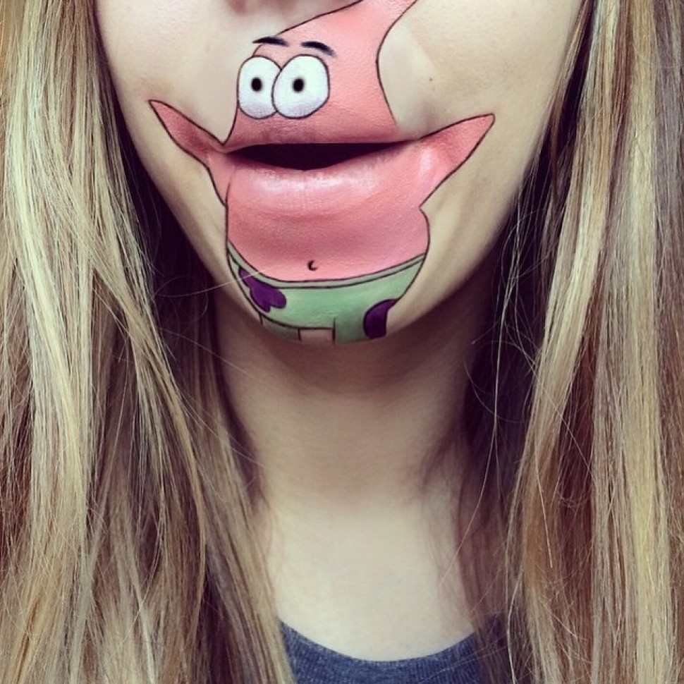 Increíble caricatura Lip-Art de Laura Jenkinson 13