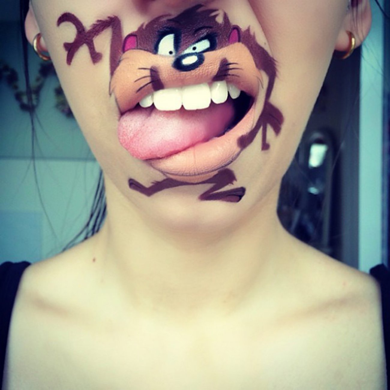 Increíble caricatura Lip-Art de Laura Jenkinson 15