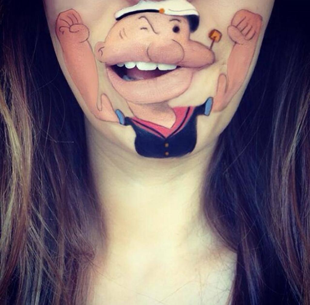 Increíble caricatura Lip-Art de Laura Jenkinson 17