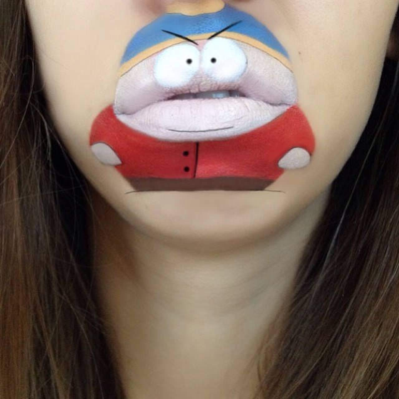 Increíble caricatura Lip-Art de Laura Jenkinson 18