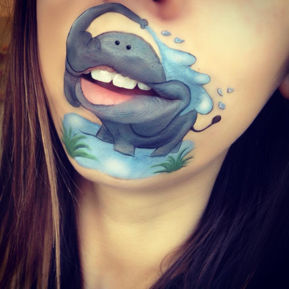 Increíble caricatura Lip-Art de Laura Jenkinson 26
