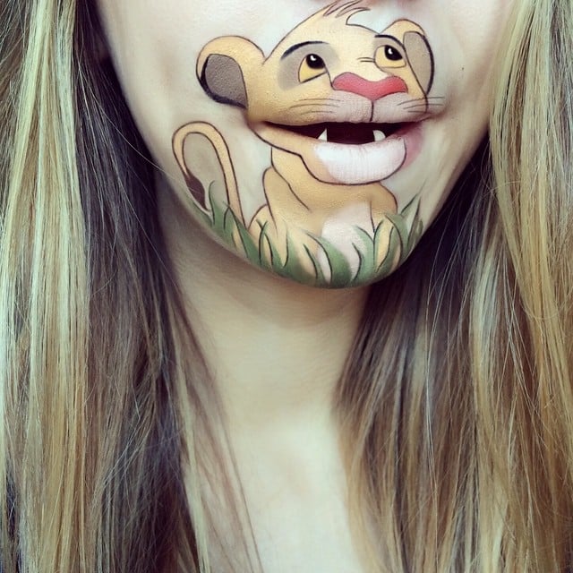 Increíble caricatura Lip-Art de Laura Jenkinson 3
