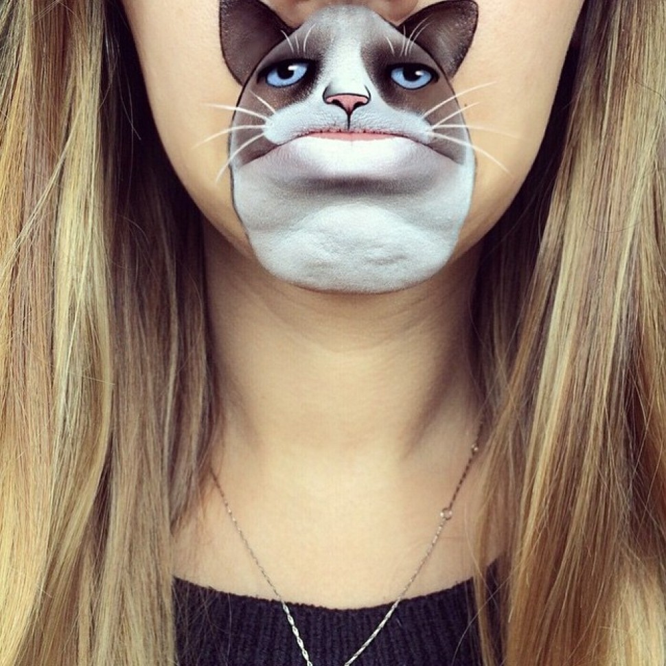 Increíble caricatura Lip-Art de Laura Jenkinson 7