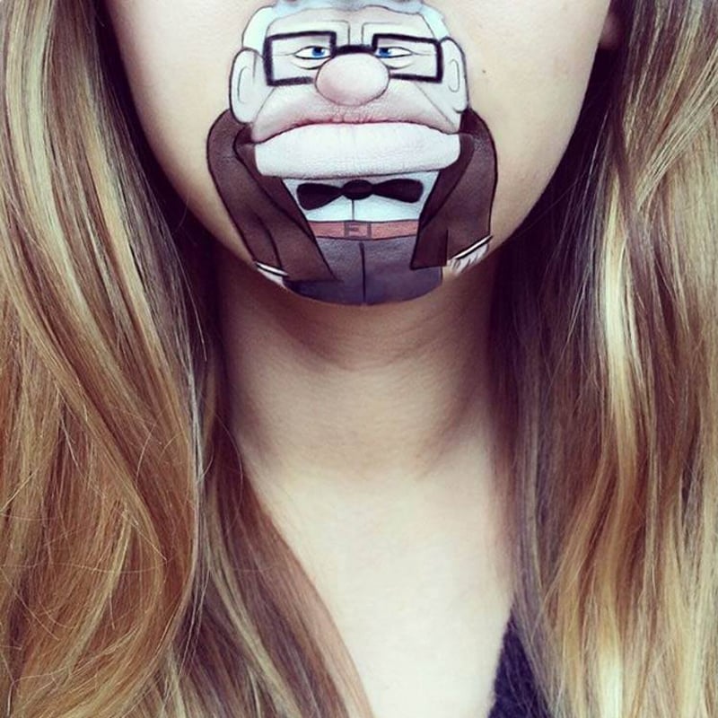 Increíble caricatura Lip-Art de Laura Jenkinson 8