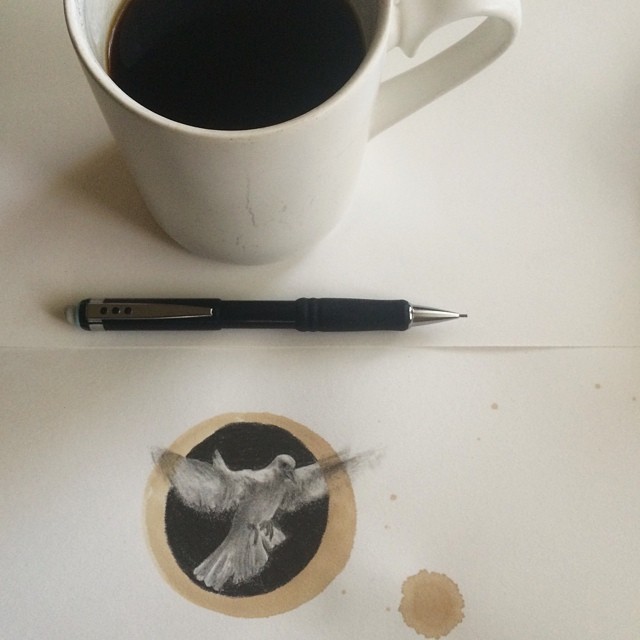 Increíbles fotos de manchas de café de Carter Asmann 14