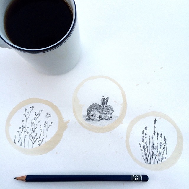 Increíbles fotos de manchas de café Carter Asmann 15