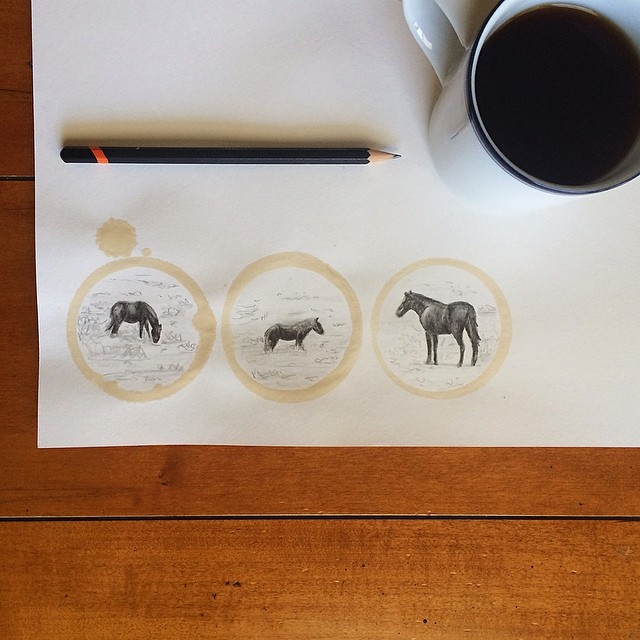 Increíbles fotos de manchas de café de Carter Asmann 9