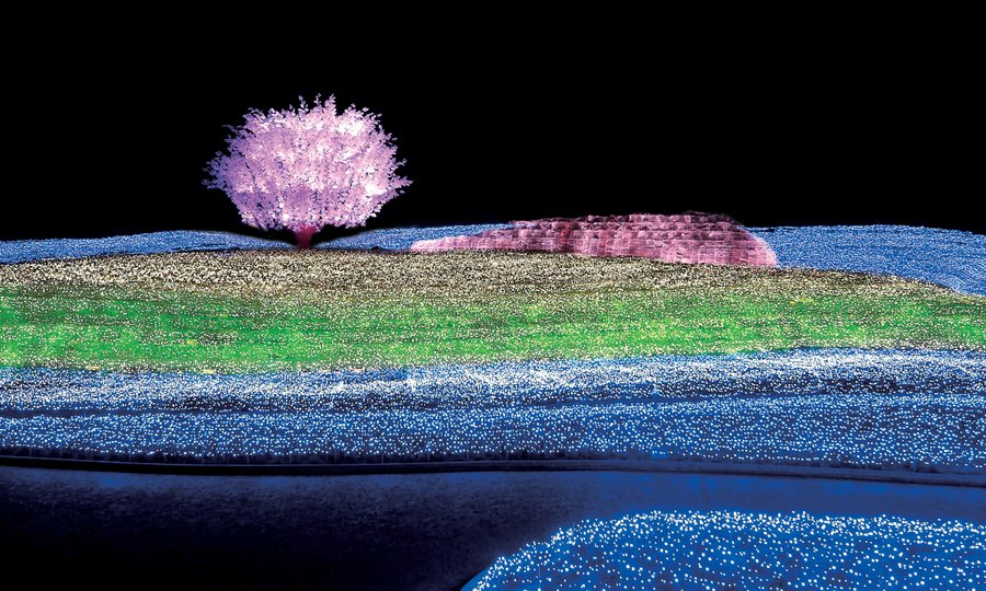 Túnel brillante de luces - Impresionantes luces de invierno 10