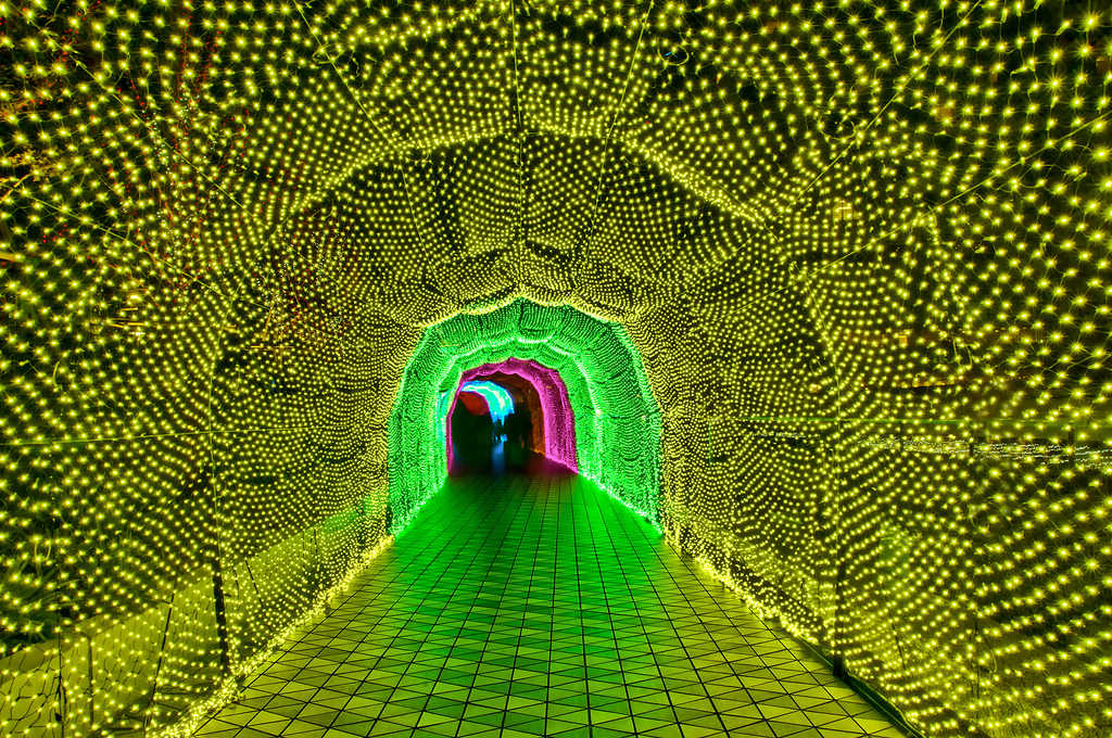 Luces túnel brillante - espectaculares luces de invierno 2: