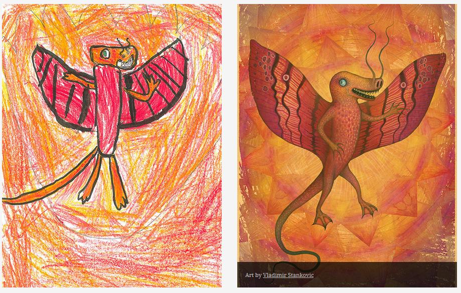 Child-Monster-Doodles convertido en ilustraciones de choque -09